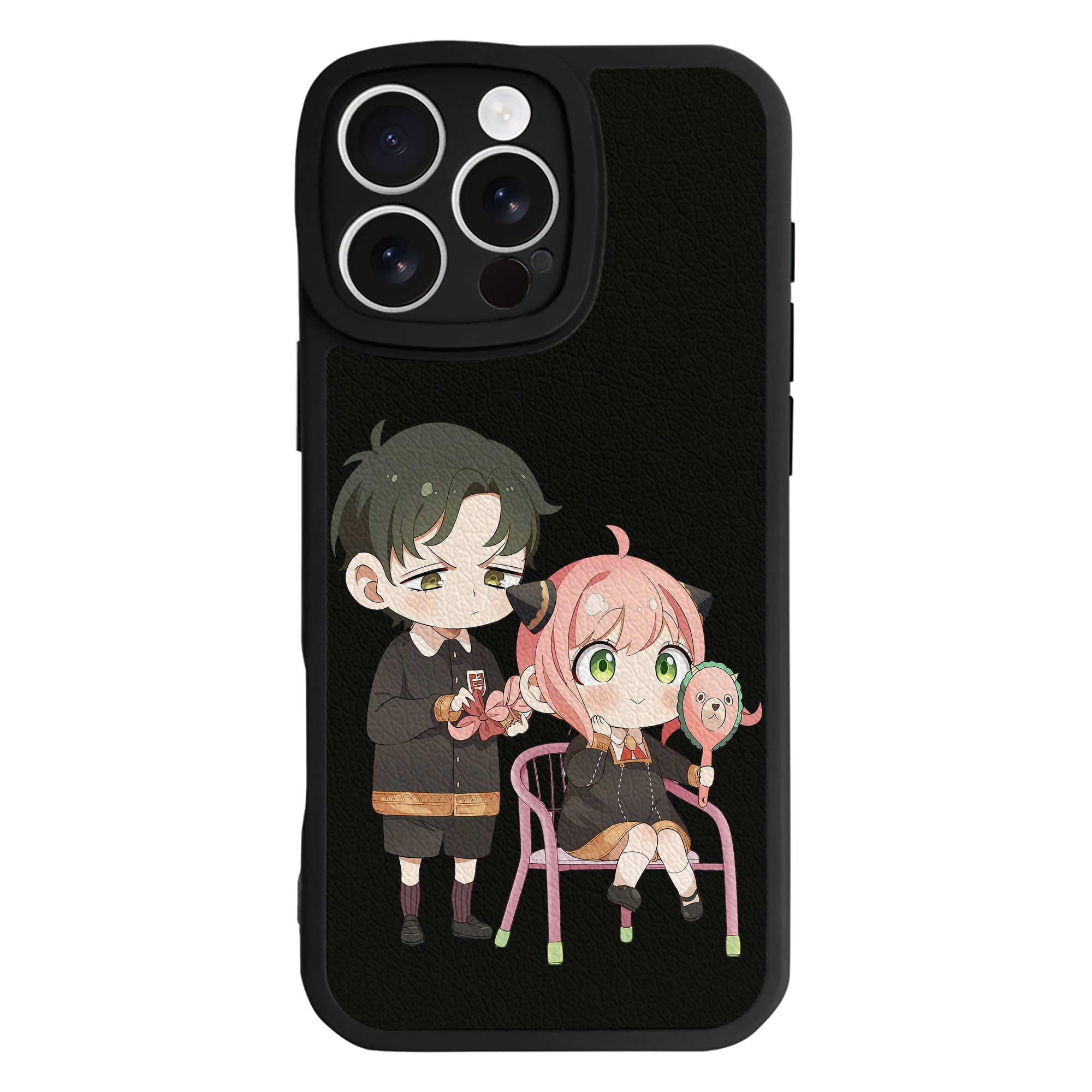 （画像用） SPY×FAMILY间谍家家酒 【iPhone 16シリーズ対応】シリコンスマホケース（レザー調） 材質：シリコン